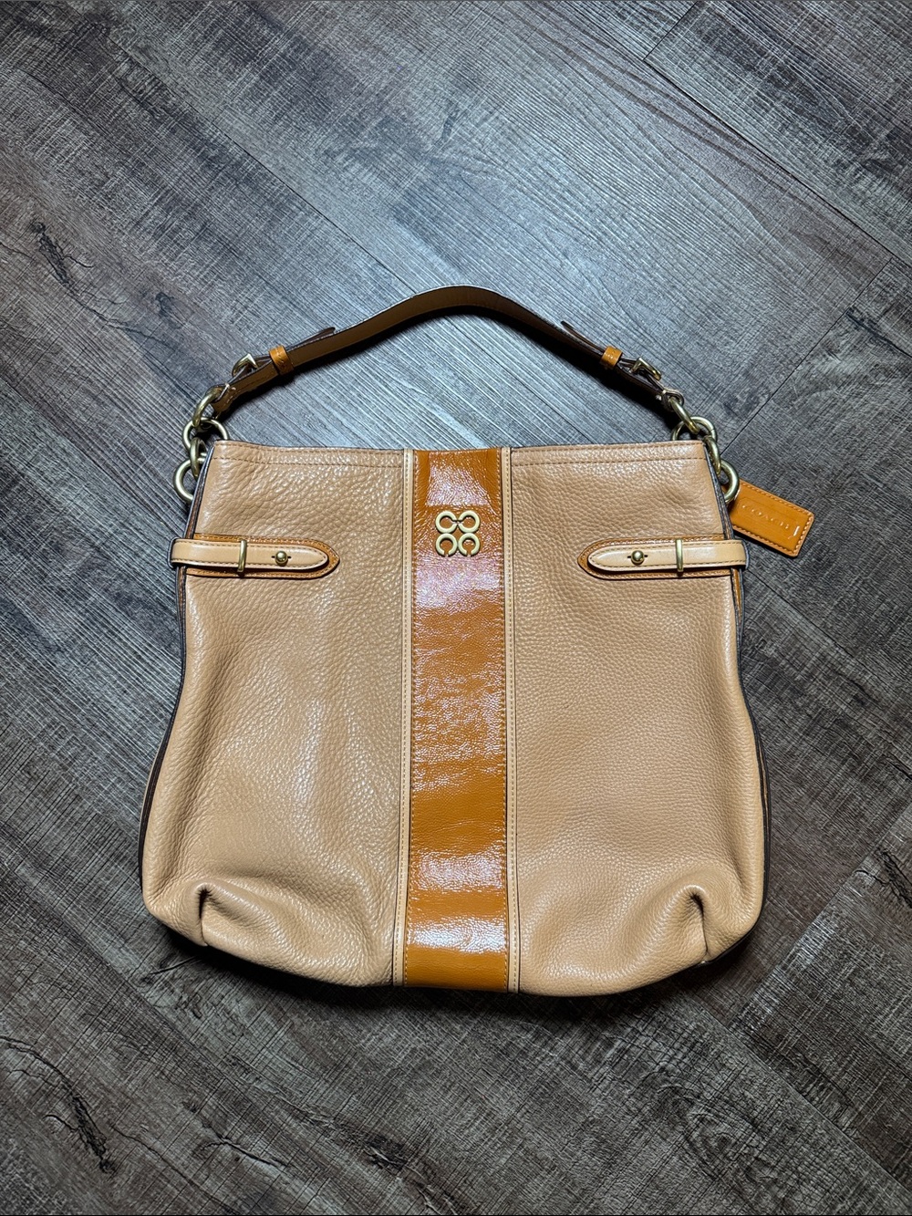 Coach Colette Pebbled Leather Hobo Bag
